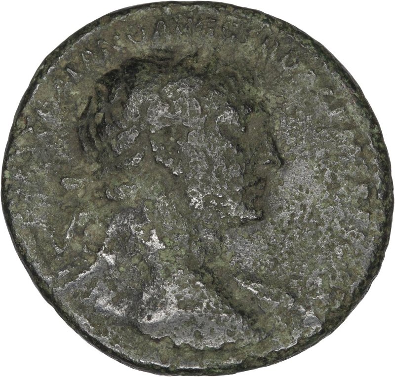 Римская империя · Trajan · As · I в., аверс, Федеральное государственное бюджетное учреждение культуры "Государственный музей изобразительных искусств имени А.С. Пушкина"
