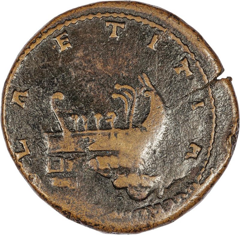 Римская империя · Postumus · Sestertius · II в., реверс, Федеральное государственное бюджетное учреждение культуры "Государственный музей изобразительных искусств имени А.С. Пушкина"