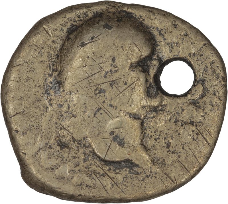 Римская империя · Vespasian · Denarius · I в., аверс, Государственный музей изобразительных искусств имени А.С. Пушкина