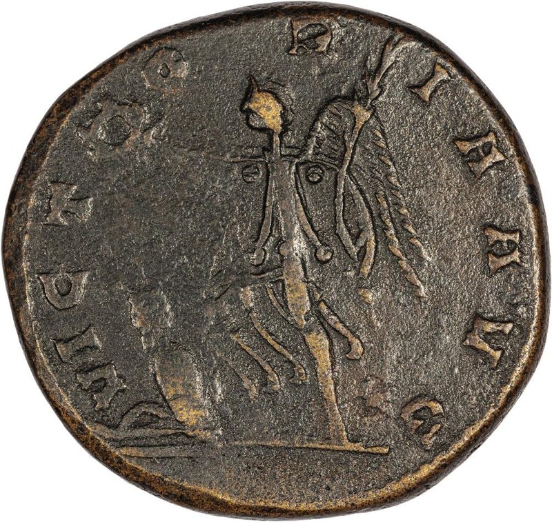 Римская империя · Postumus · Sestertius · II в., реверс, Федеральное государственное бюджетное учреждение культуры "Государственный музей изобразительных искусств имени А.С. Пушкина"