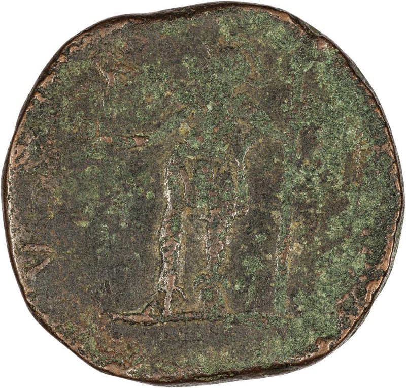 Римская империя · Postumus · Sestertius · II в., реверс, Федеральное государственное бюджетное учреждение культуры "Государственный музей изобразительных искусств имени А.С. Пушкина"
