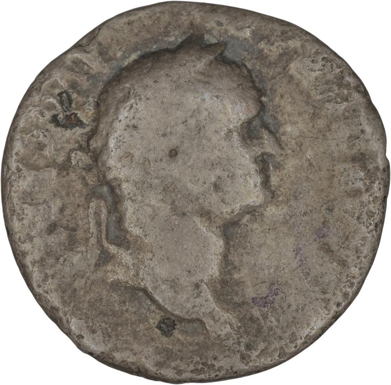 Римская империя · Vespasian · Denarius · I в., аверс, Государственный музей изобразительных искусств имени А.С. Пушкина