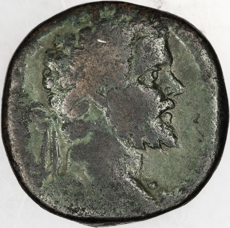 Римская империя · Septimius Severus · Sestertius · I в., аверс, Федеральное государственное бюджетное учреждение культуры "Государственный музей изобразительных искусств имени А.С. Пушкина"