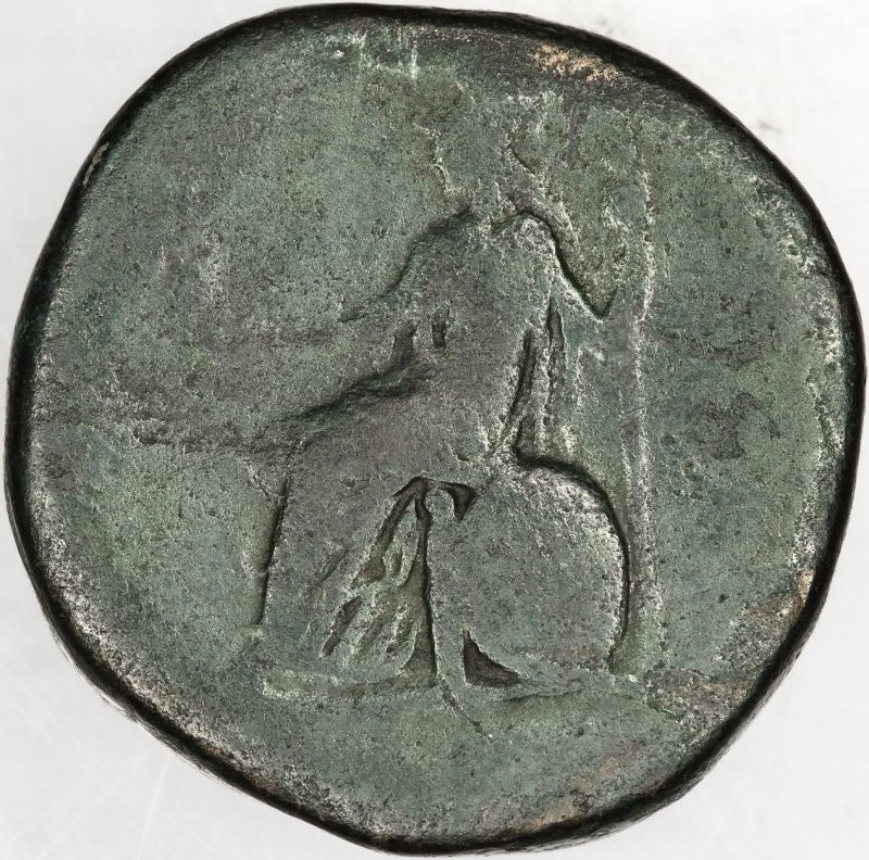 Римская империя · Septimius Severus · Sestertius · I в., реверс, Федеральное государственное бюджетное учреждение культуры "Государственный музей изобразительных искусств имени А.С. Пушкина"