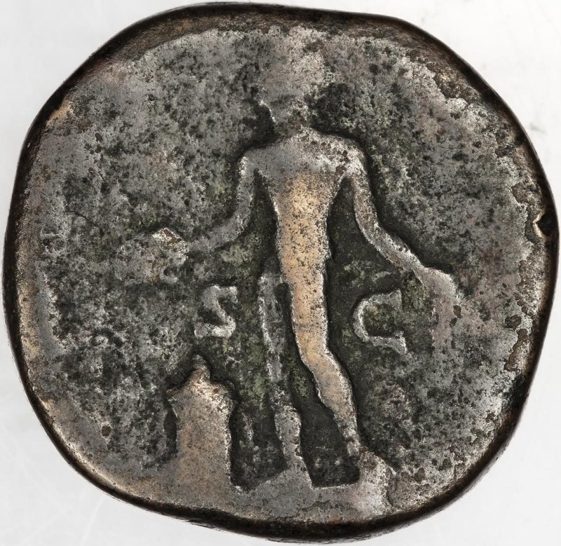 Римская империя · Septimius Severus · Sestertius · I в., реверс, Федеральное государственное бюджетное учреждение культуры "Государственный музей изобразительных искусств имени А.С. Пушкина"