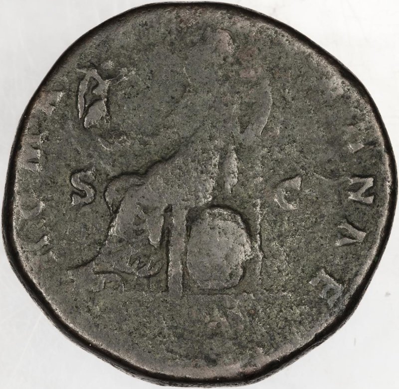 Римская империя · Septimius Severus · Sestertius · I в., реверс, Федеральное государственное бюджетное учреждение культуры "Государственный музей изобразительных искусств имени А.С. Пушкина"