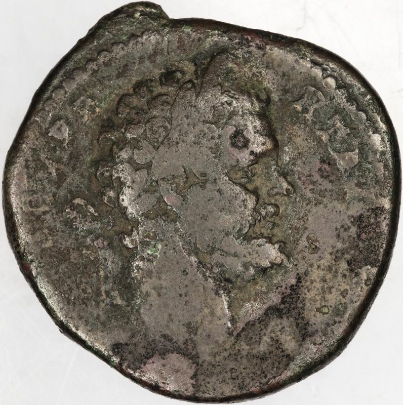 Римская империя · Septimius Severus · Sestertius · I в., аверс, Федеральное государственное бюджетное учреждение культуры "Государственный музей изобразительных искусств имени А.С. Пушкина"