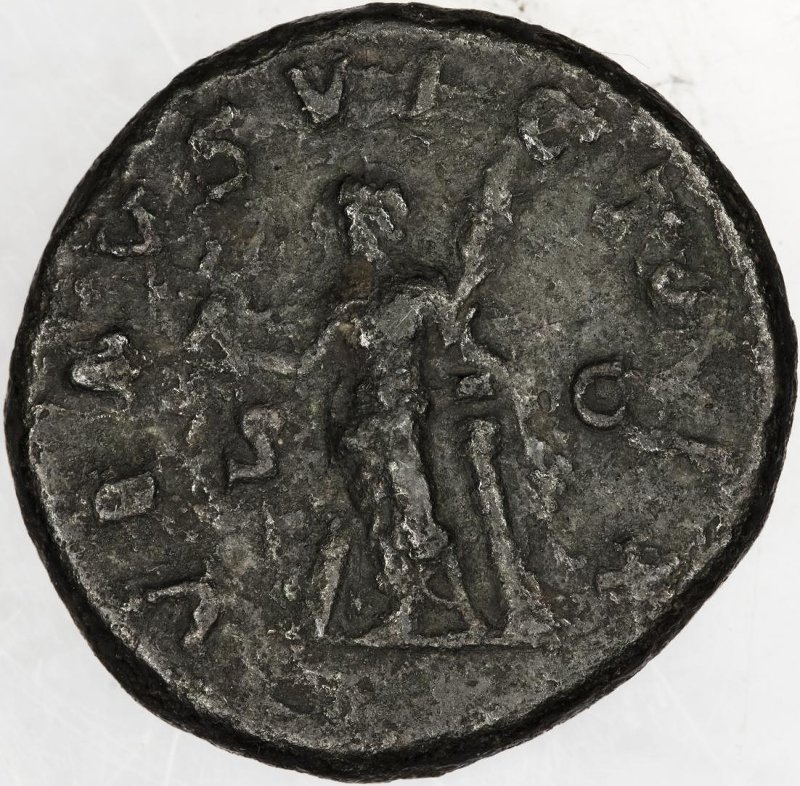Римская империя · Septimius Severus · Dupondius · I в., реверс, Федеральное государственное бюджетное учреждение культуры "Государственный музей изобразительных искусств имени А.С. Пушкина"