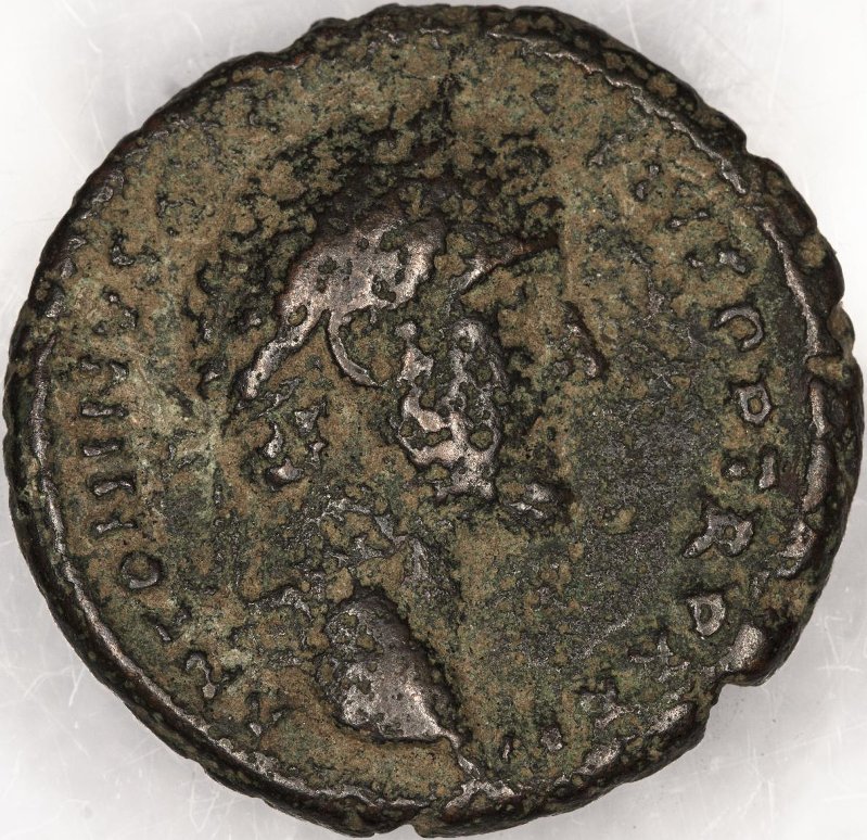Римская империя · Antoninus Pius · As · I в., аверс, Федеральное государственное бюджетное учреждение культуры "Государственный музей изобразительных искусств имени А.С. Пушкина"