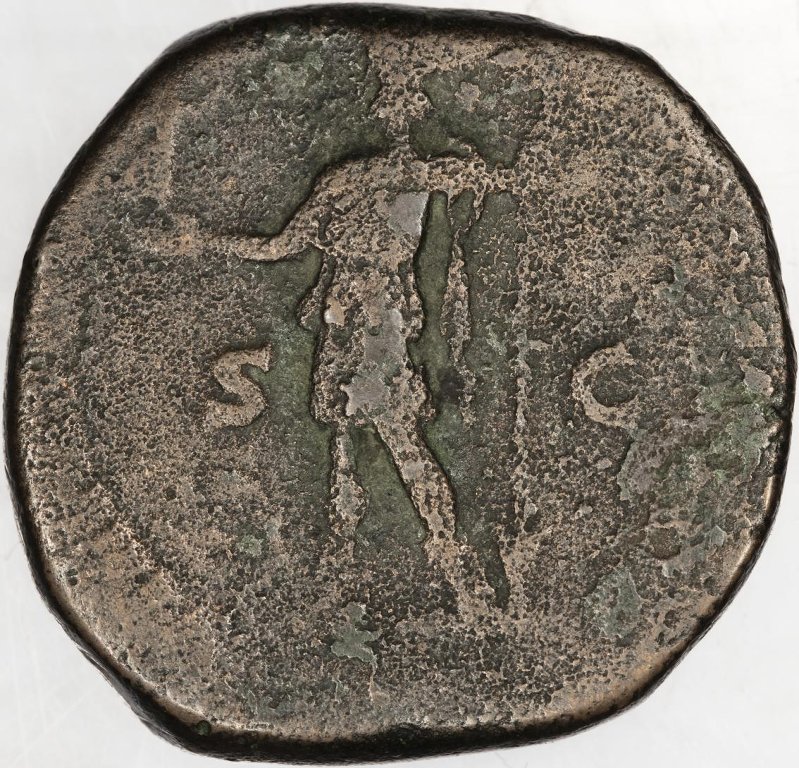 Римская империя · Septimius Severus · Sestertius · I в., реверс, Федеральное государственное бюджетное учреждение культуры "Государственный музей изобразительных искусств имени А.С. Пушкина"