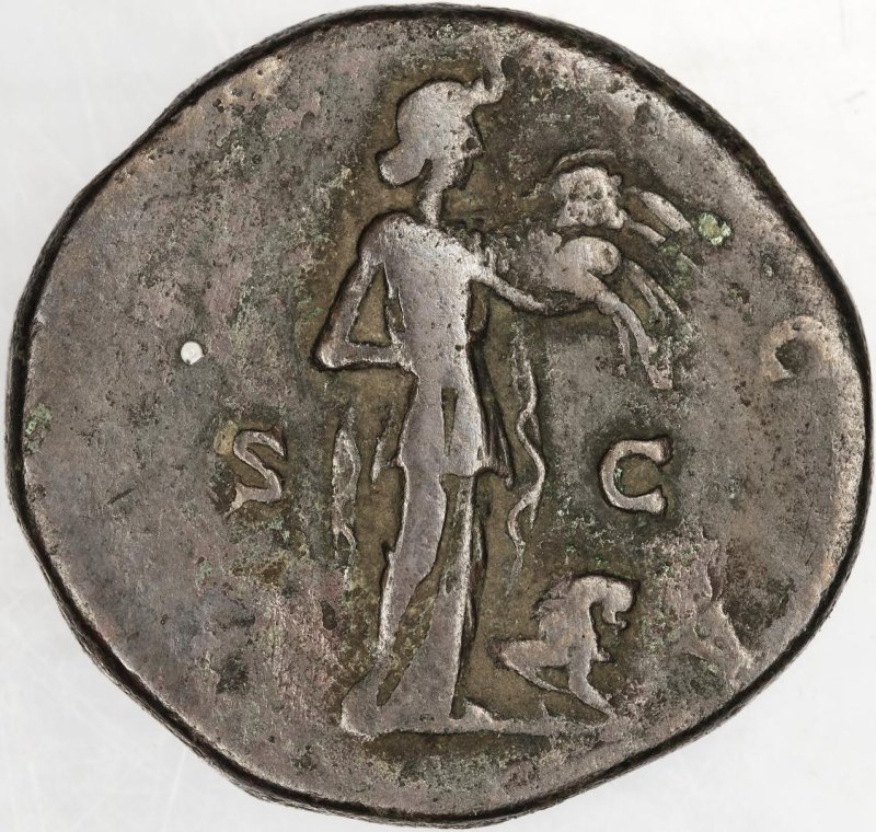 Римская империя · Septimius Severus · Sestertius · I в., реверс, Федеральное государственное бюджетное учреждение культуры "Государственный музей изобразительных искусств имени А.С. Пушкина"