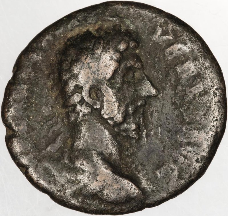 Римская империя · Marcus Aurelius · As · I в., аверс, Федеральное государственное бюджетное учреждение культуры "Государственный музей изобразительных искусств имени А.С. Пушкина"