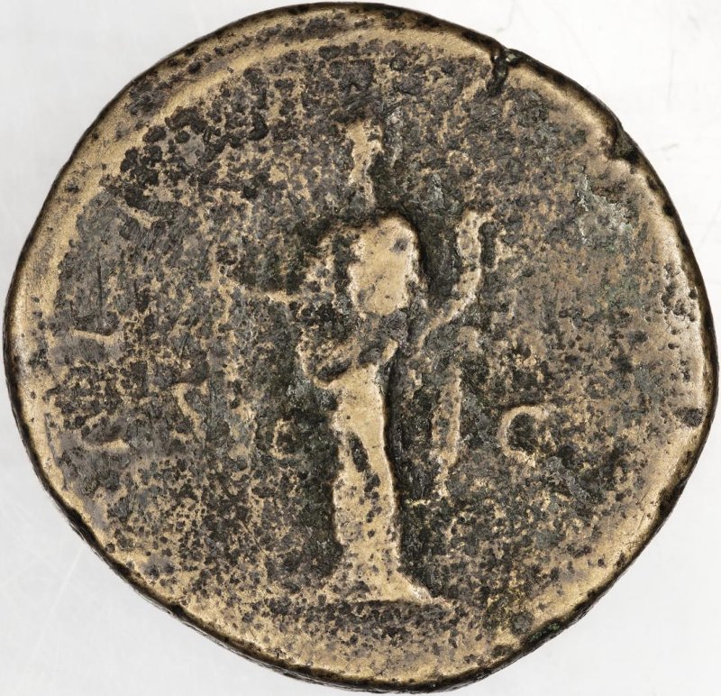 Римская империя · Septimius Severus · Sestertius · I в., реверс, Федеральное государственное бюджетное учреждение культуры "Государственный музей изобразительных искусств имени А.С. Пушкина"
