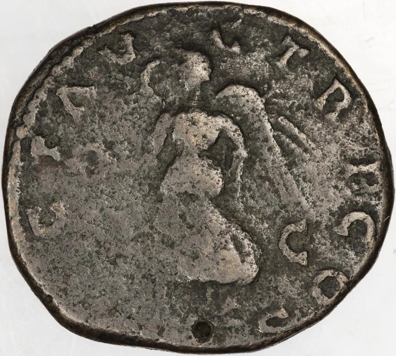 Римская империя · Septimius Severus · Sestertius · I в., реверс, Федеральное государственное бюджетное учреждение культуры "Государственный музей изобразительных искусств имени А.С. Пушкина"