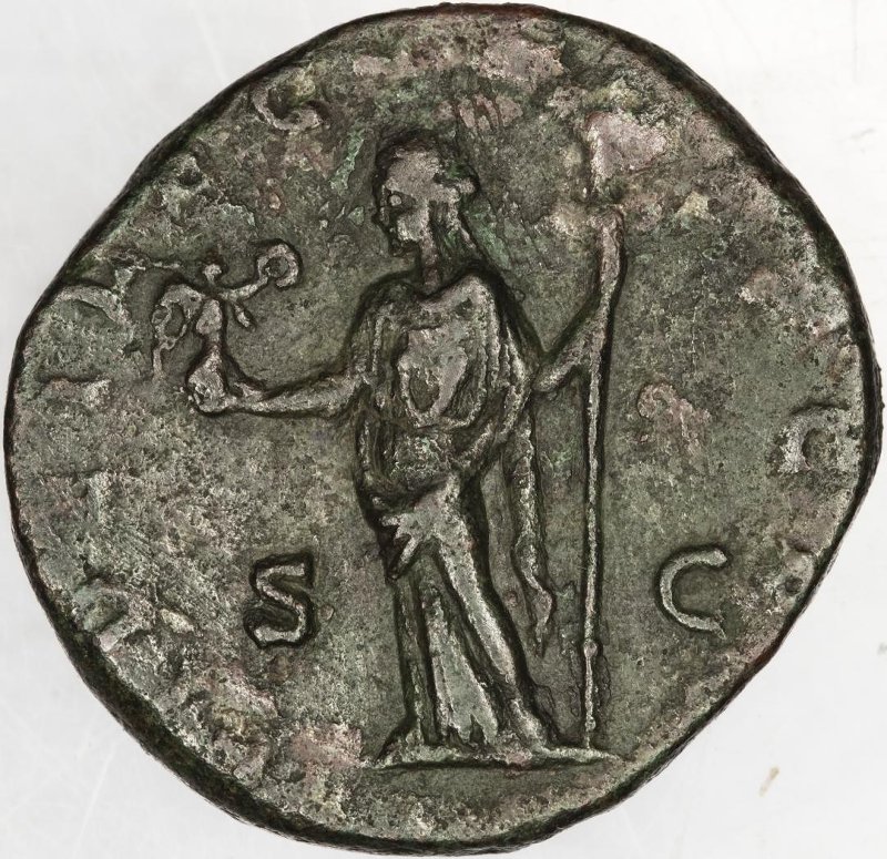 Римская империя · Septimius Severus · Sestertius · I в., реверс, Федеральное государственное бюджетное учреждение культуры "Государственный музей изобразительных искусств имени А.С. Пушкина"