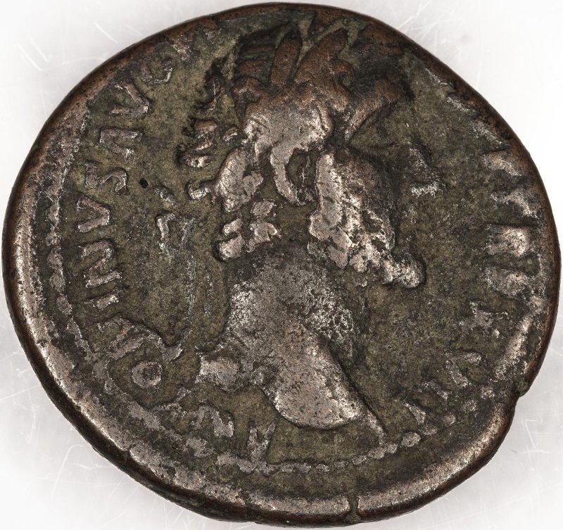 Римская империя · Antoninus Pius · As · I в., аверс, Федеральное государственное бюджетное учреждение культуры "Государственный музей изобразительных искусств имени А.С. Пушкина"