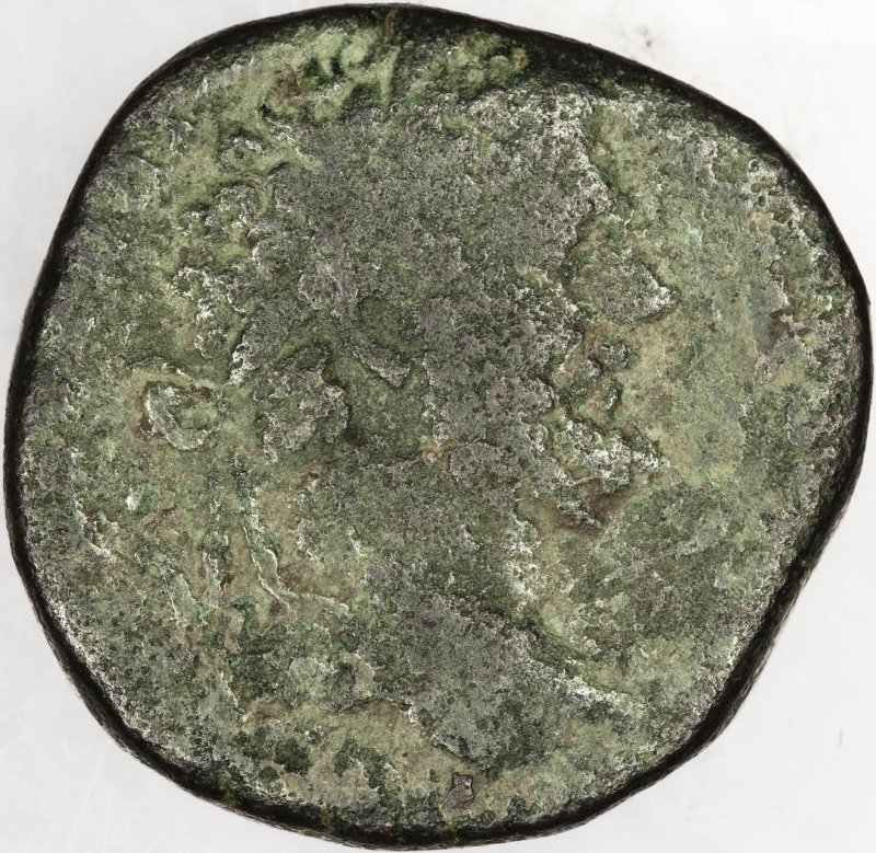 Римская империя · Septimius Severus · Sestertius · I в., аверс, Федеральное государственное бюджетное учреждение культуры "Государственный музей изобразительных искусств имени А.С. Пушкина"