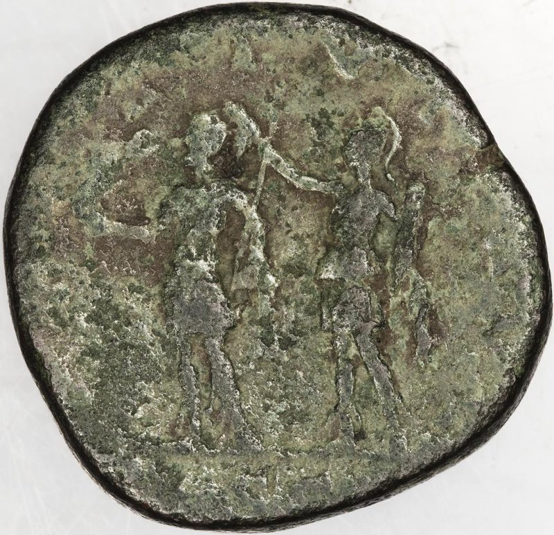Римская империя · Septimius Severus · Sestertius · I в., реверс, Федеральное государственное бюджетное учреждение культуры "Государственный музей изобразительных искусств имени А.С. Пушкина"