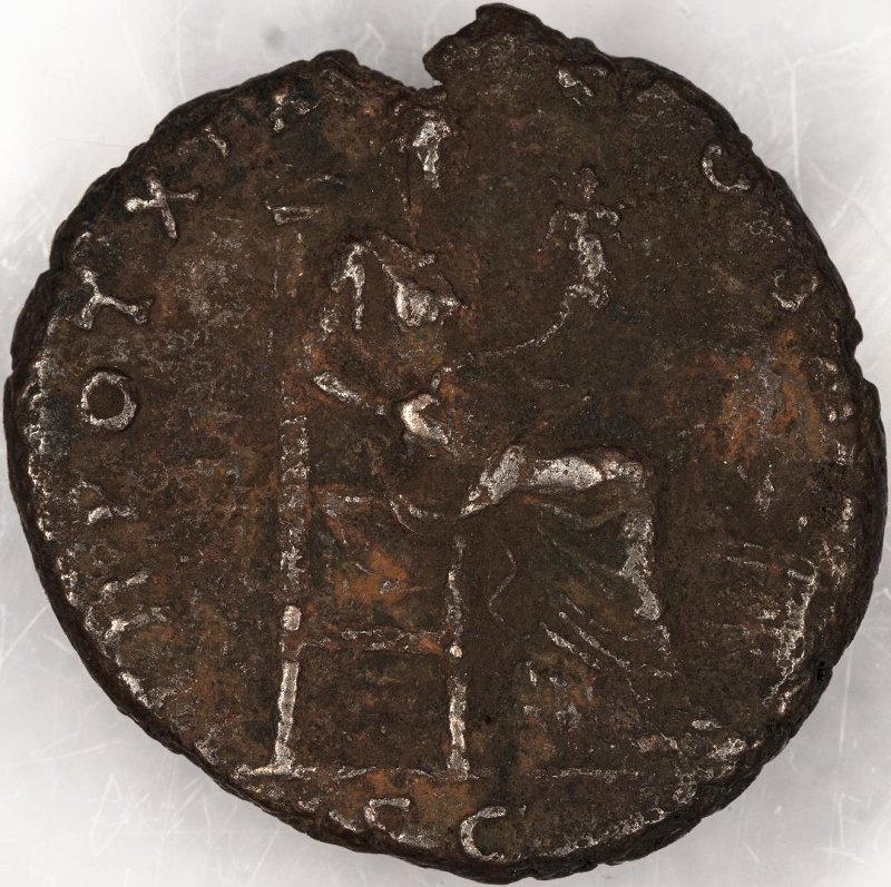 Римская империя · Antoninus Pius · As · I в., реверс, Федеральное государственное бюджетное учреждение культуры "Государственный музей изобразительных искусств имени А.С. Пушкина"