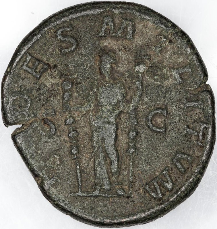 Римская империя · Maximinus Thrax · Sestertius · II в., реверс, Федеральное государственное бюджетное учреждение культуры "Государственный музей изобразительных искусств имени А.С. Пушкина"