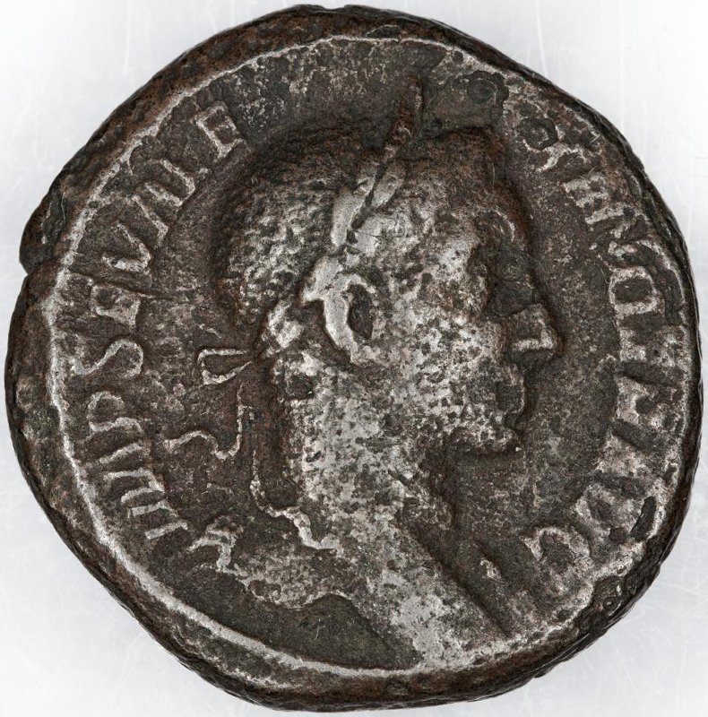 Римская империя · Severus Alexander · As · II в., аверс, Федеральное государственное бюджетное учреждение культуры "Государственный музей изобразительных искусств имени А.С. Пушкина"