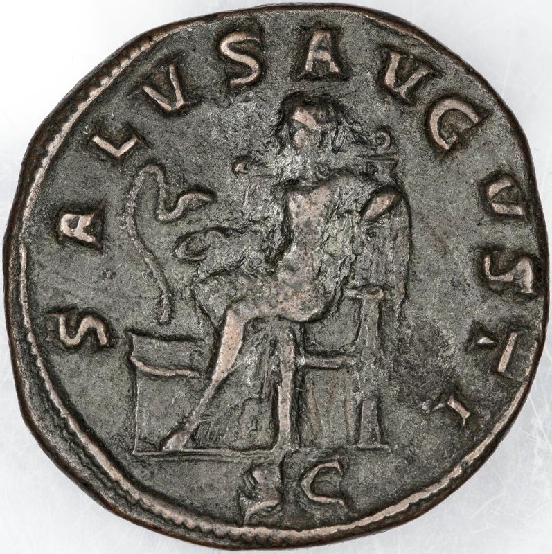 Римская империя · Maximinus Thrax · Sestertius · II в., реверс, Федеральное государственное бюджетное учреждение культуры "Государственный музей изобразительных искусств имени А.С. Пушкина"