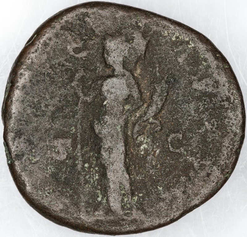 Римская империя · Severus Alexander · As · II в., реверс, Федеральное государственное бюджетное учреждение культуры "Государственный музей изобразительных искусств имени А.С. Пушкина"