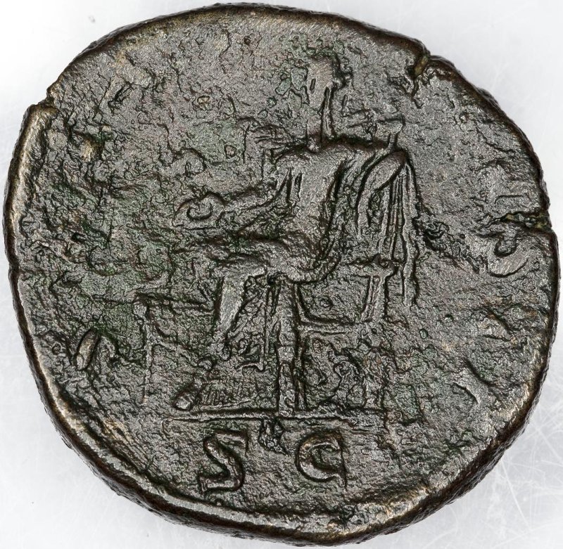 Римская империя · Maximinus Thrax · As · II в., реверс, Федеральное государственное бюджетное учреждение культуры "Государственный музей изобразительных искусств имени А.С. Пушкина"