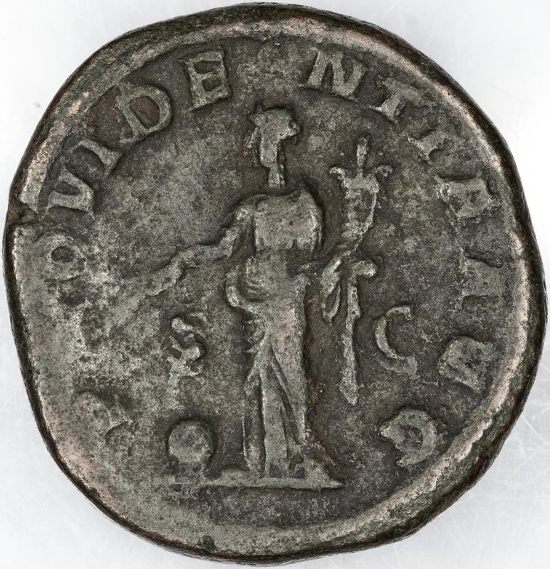 Римская империя · Maximinus Thrax · Sestertius · II в., реверс, Федеральное государственное бюджетное учреждение культуры "Государственный музей изобразительных искусств имени А.С. Пушкина"