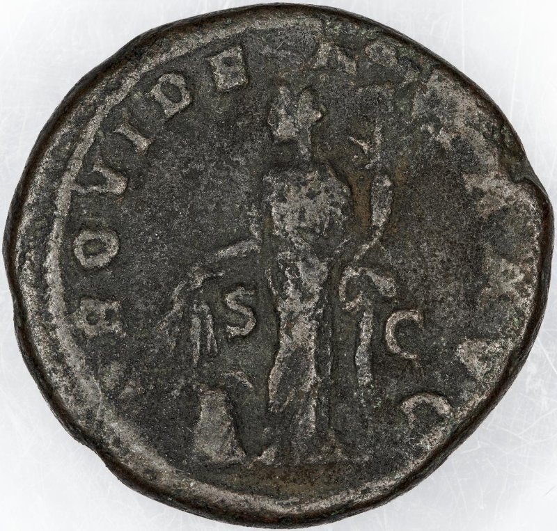 Римская империя · Severus Alexander · As · II в., реверс, Федеральное государственное бюджетное учреждение культуры "Государственный музей изобразительных искусств имени А.С. Пушкина"