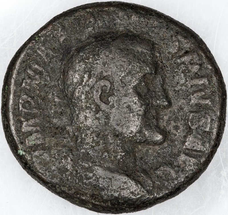 Римская империя · Maximinus Thrax · As · II в., аверс, Федеральное государственное бюджетное учреждение культуры "Государственный музей изобразительных искусств имени А.С. Пушкина"