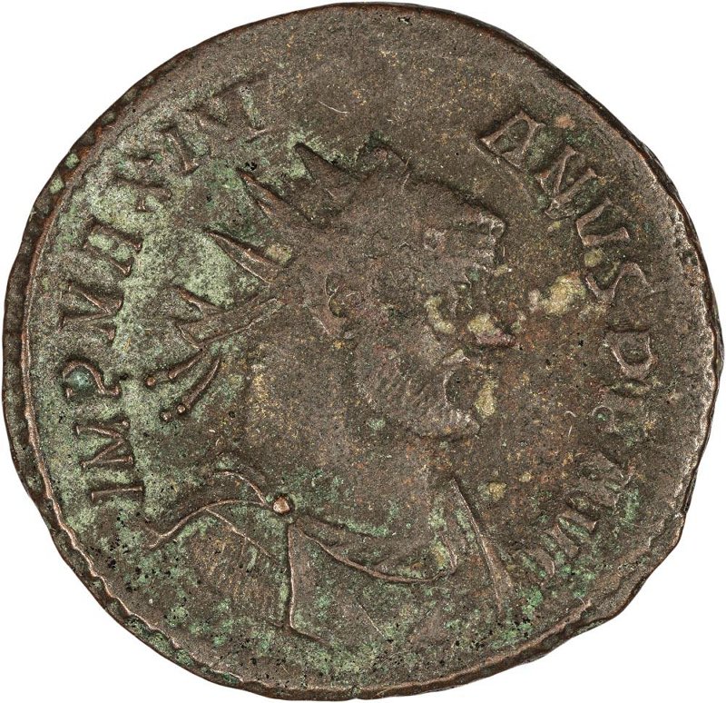 Римская империя · Maximian · Antoninianus · II в., аверс, Федеральное государственное бюджетное учреждение культуры "Государственный музей изобразительных искусств имени А.С. Пушкина"