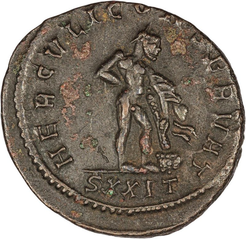 Римская империя · Maximian · Antoninianus · II в., реверс, Федеральное государственное бюджетное учреждение культуры "Государственный музей изобразительных искусств имени А.С. Пушкина"