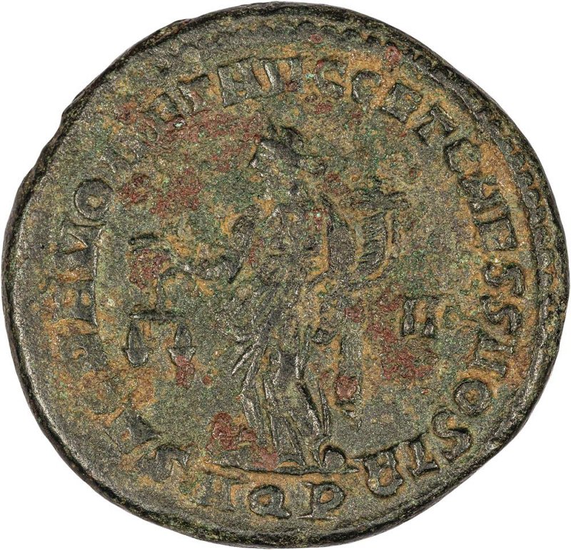 Римская империя · Maximian · Follis · III в., реверс, Федеральное государственное бюджетное учреждение культуры "Государственный музей изобразительных искусств имени А.С. Пушкина"