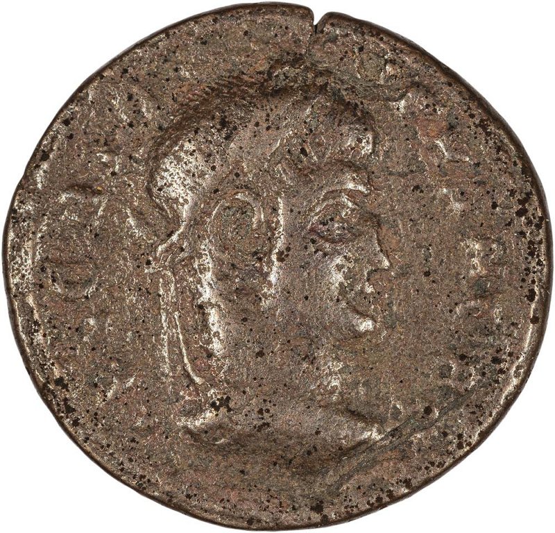 Римская империя · Crispus · III в., аверс, Федеральное государственное бюджетное учреждение культуры "Государственный музей изобразительных искусств имени А.С. Пушкина"
