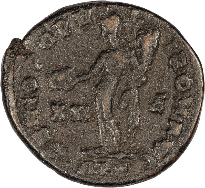 Римская империя · Maximian · Follis · III в., реверс, Федеральное государственное бюджетное учреждение культуры "Государственный музей изобразительных искусств имени А.С. Пушкина"