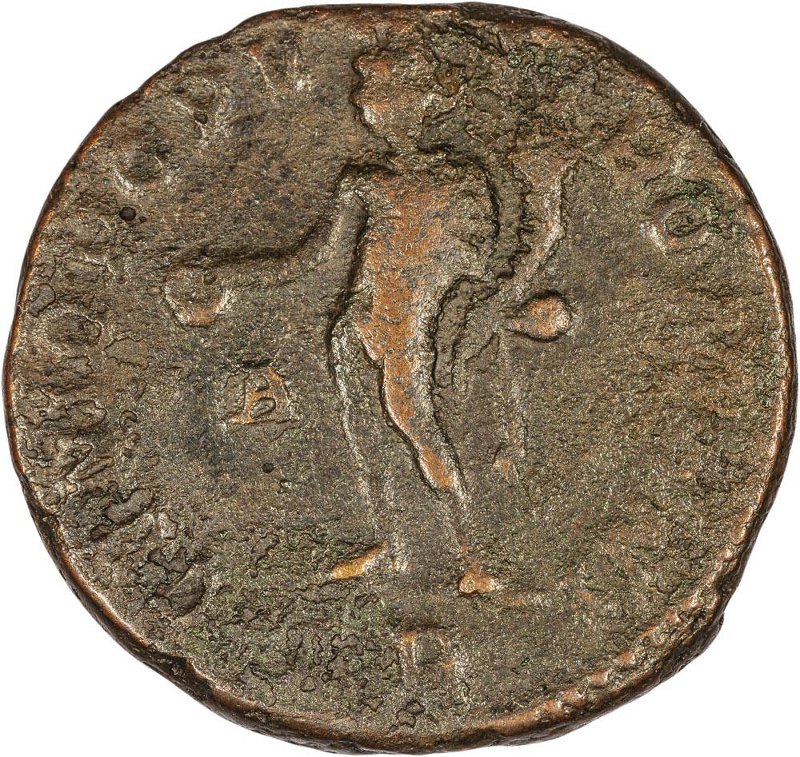 Римская империя · Maximian · Follis · II в., реверс, Федеральное государственное бюджетное учреждение культуры "Государственный музей изобразительных искусств имени А.С. Пушкина"