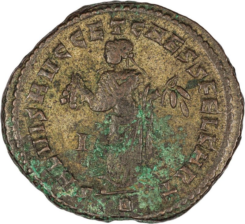 Римская империя · Maximian · Follis · III в., реверс, Федеральное государственное бюджетное учреждение культуры "Государственный музей изобразительных искусств имени А.С. Пушкина"