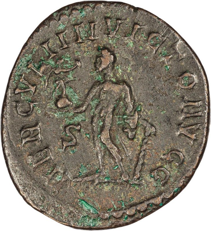 Римская империя · Maximian · Antoninianus · II в., реверс, Федеральное государственное бюджетное учреждение культуры "Государственный музей изобразительных искусств имени А.С. Пушкина"