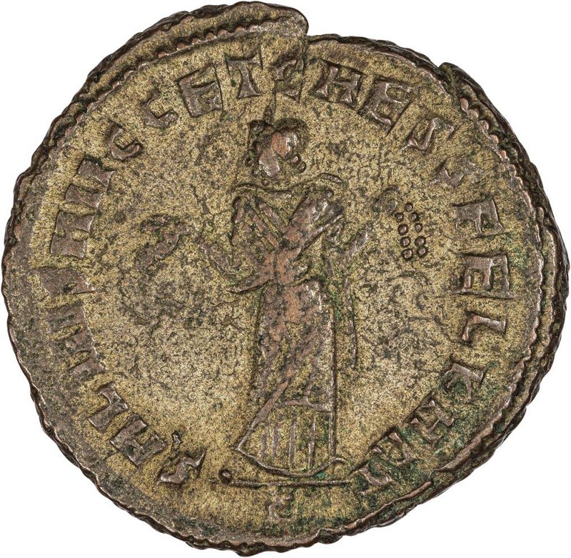 Римская империя · Maximian · Follis · II в., реверс, Федеральное государственное бюджетное учреждение культуры "Государственный музей изобразительных искусств имени А.С. Пушкина"