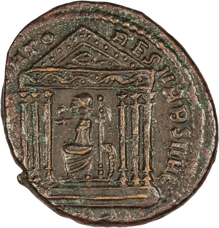 Римская империя · Maximian · Follis · II в., реверс, Федеральное государственное бюджетное учреждение культуры "Государственный музей изобразительных искусств имени А.С. Пушкина"