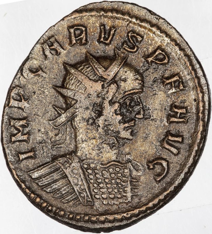 Римская империя · Carus · Antoninianus · II в., аверс, Федеральное государственное бюджетное учреждение культуры "Государственный музей изобразительных искусств имени А.С. Пушкина"