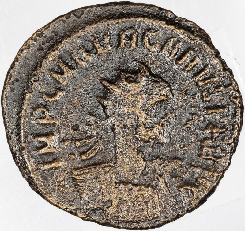 Римская империя · Carus · Antoninianus · II в., аверс, Федеральное государственное бюджетное учреждение культуры "Государственный музей изобразительных искусств имени А.С. Пушкина"
