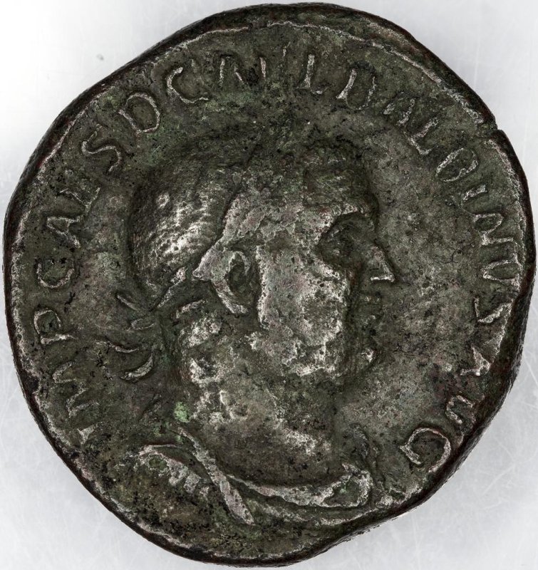 Римская империя · Balbinus · Sestertius · II в., аверс, Федеральное государственное бюджетное учреждение культуры "Государственный музей изобразительных искусств имени А.С. Пушкина"