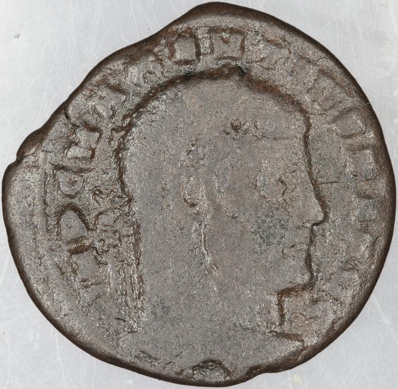 Римская империя · Maxentius · Follis · III в., аверс, Федеральное государственное бюджетное учреждение культуры "Государственный музей изобразительных искусств имени А.С. Пушкина"