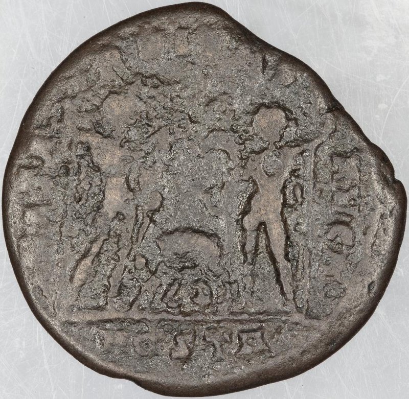 Римская империя · Maxentius · Follis · III в., реверс, Федеральное государственное бюджетное учреждение культуры "Государственный музей изобразительных искусств имени А.С. Пушкина"