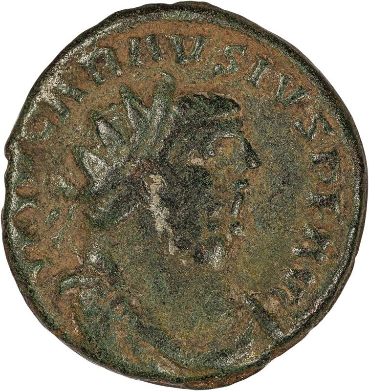 Римская империя · Carausius · Antoninianus · II в., реверс, Федеральное государственное бюджетное учреждение культуры "Государственный музей изобразительных искусств имени А.С. Пушкина"