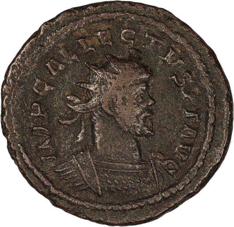 Римская империя · Allectus · Antoninianus · II в., реверс, Федеральное государственное бюджетное учреждение культуры "Государственный музей изобразительных искусств имени А.С. Пушкина"