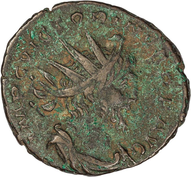 Римская империя · Victorinus · Antoninianus · II в., реверс, Федеральное государственное бюджетное учреждение культуры "Государственный музей изобразительных искусств имени А.С. Пушкина"