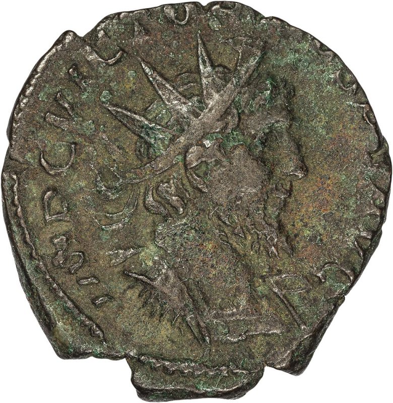 Римская империя · Victorinus · Antoninianus · II в., аверс, Федеральное государственное бюджетное учреждение культуры "Государственный музей изобразительных искусств имени А.С. Пушкина"